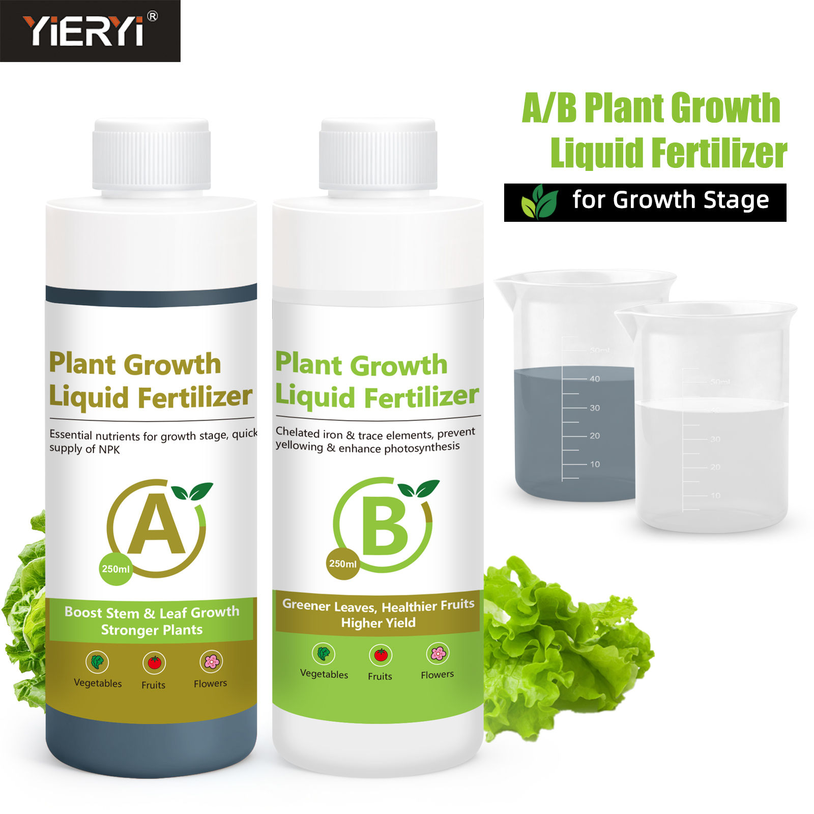 Yieryi 250ML Hydroponic Nutrie - Nutrient Solution Ab reseña y precio
